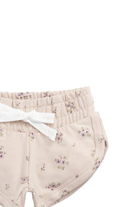 Organic Cotton Ivy Shortie - Goldie Bouquet Pink Tint