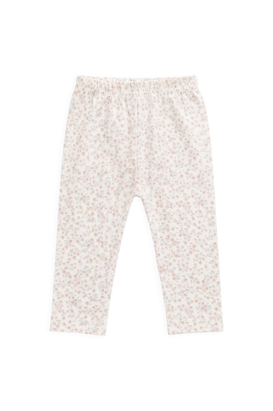 Organic Cotton Everyday Legging - Posy Milk