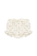 Load image into Gallery viewer, Organic Cotton Pointelle Frill Bloomer - Molly Blue