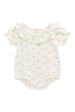 Load image into Gallery viewer, Organic Cotton Pointelle Marlene Bodysuit - Molly Blue