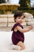 Load image into Gallery viewer, Organic Cotton Muslin Beatrice Playsuit - Fig