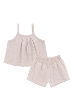 Load image into Gallery viewer, Organic Cotton Winnie Pyjama Set – Moon Floral Mauve