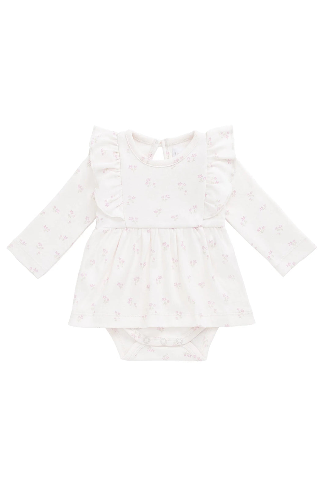 Organic Cotton Vivienne Playsuit - Pauline Pink