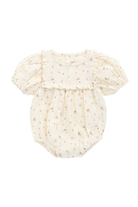 Organic Cotton Muslin Odette Playsuit - Dina Antique