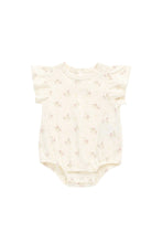 Load image into Gallery viewer, Organic Cotton Sage Onepiece - Thelma Parchment