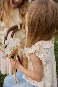 Organic Cotton Muslin Banks Blouse - Dina Antique