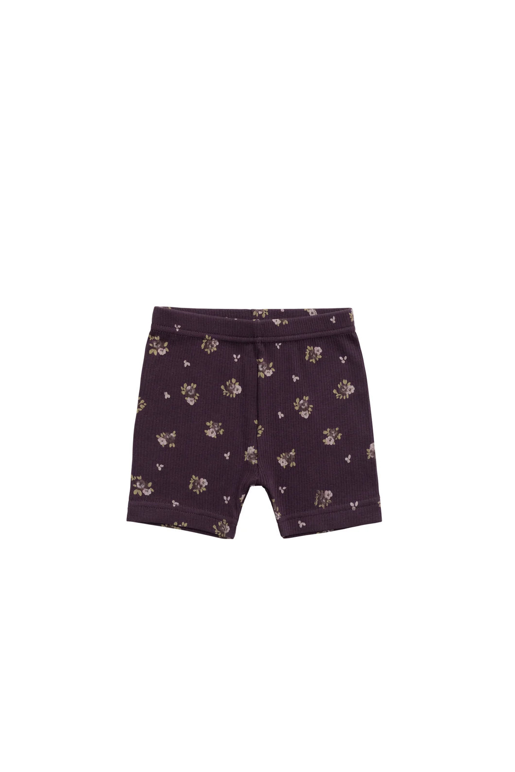 Organic Cotton Fine Rib Everyday Bike Short - Simone Huckleberry
