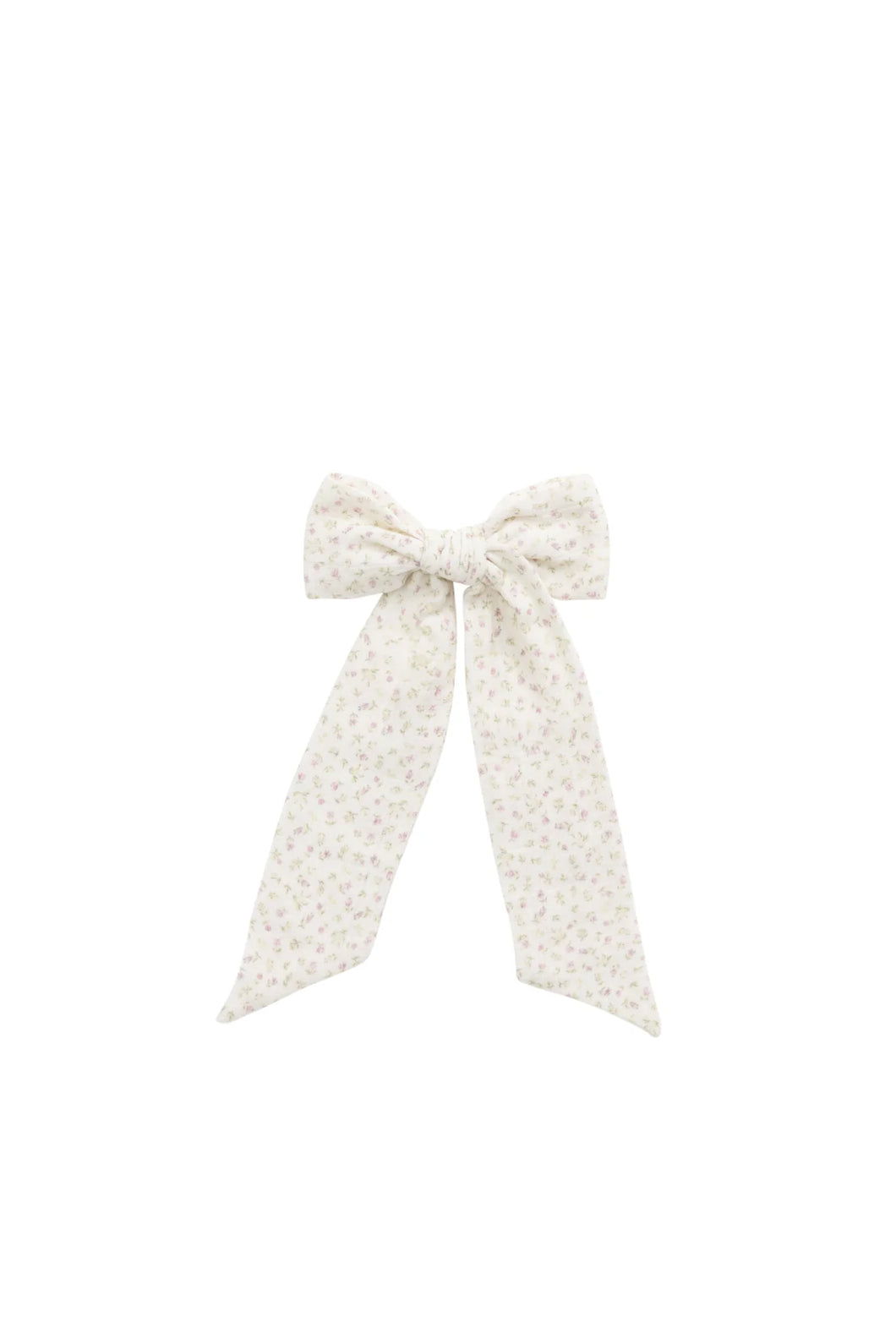 Organic Cotton Muslin Alora Bow - Pippa Pink