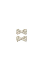 Load image into Gallery viewer, Organic Cotton Bow 2pc | Ariella Eggnog