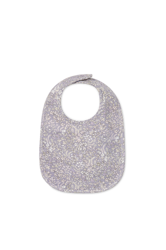 Organic Cotton Bib - April Lilac