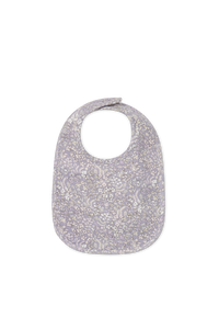 Organic Cotton Bib - April Lilac