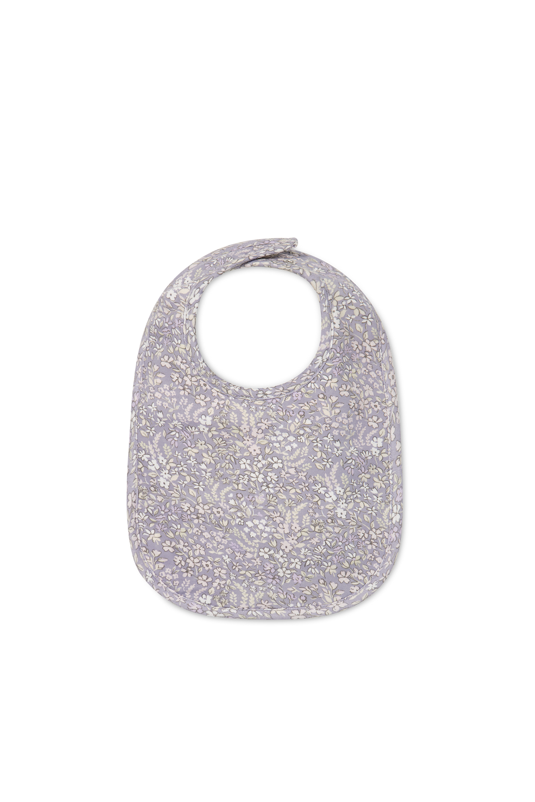 Organic Cotton Bib - April Lilac