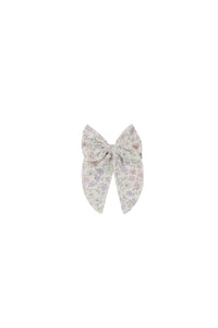 Organic Cotton Bow | Fifi Lilac