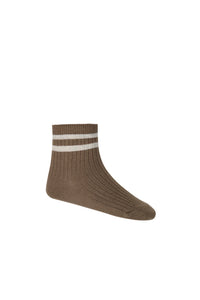 Brayden Sock - Sepia