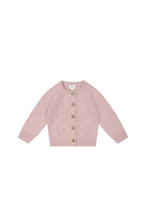 Load image into Gallery viewer, OG Dotty Knit Cardigan - Cameo Pink Marle