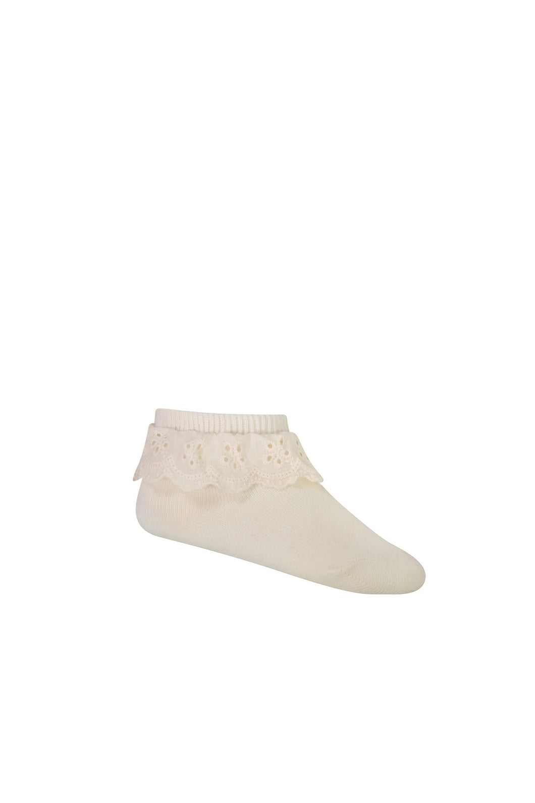 Frill Ankle Sock | Shell Pink SIZE 2-4YR