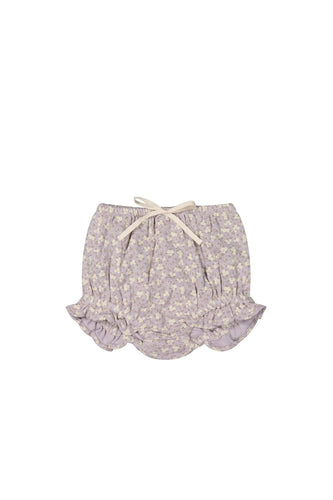 Organic Cotton Frill Bloomer | Rosalie Field Raindrop SIZE 0-3M