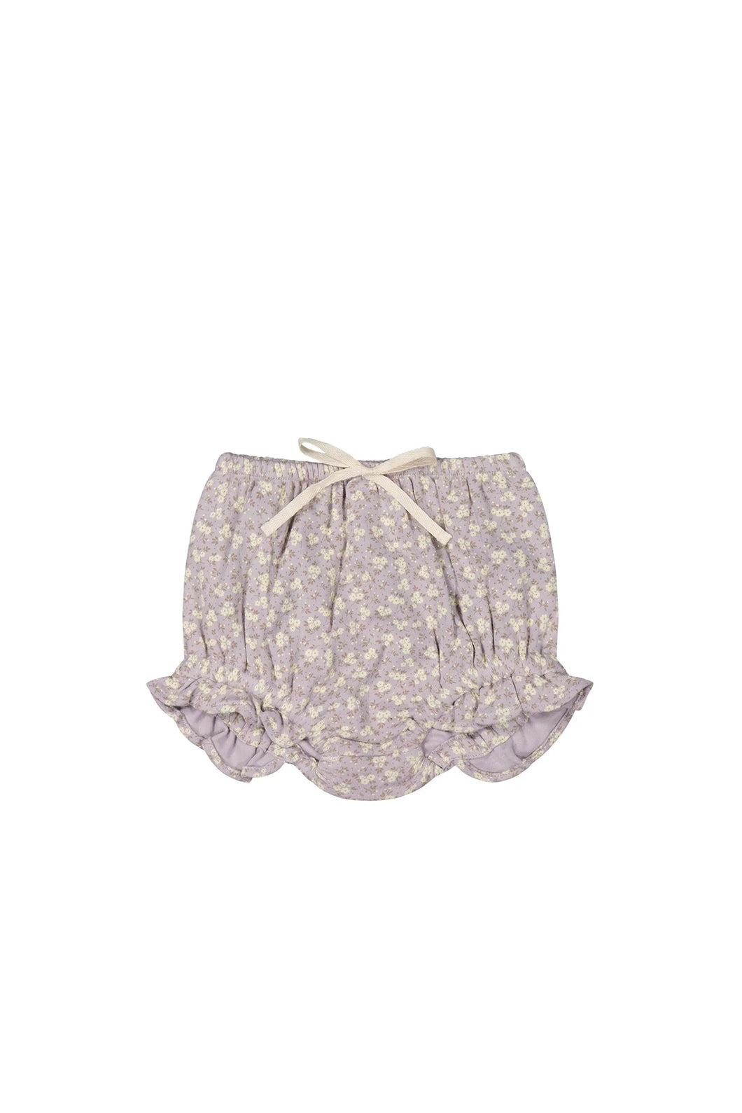 Organic Cotton Frill Bloomer | Rosalie Field Raindrop SIZE 0-3M