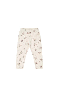 Organic Cotton Legging | Lauren Floral SIZE 0-3M, 6YR and 7YR