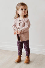 Load image into Gallery viewer, Organic Cotton Legging - Goldie Huckleberry Sparse