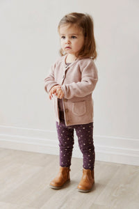 Organic Cotton Legging - Goldie Huckleberry Sparse