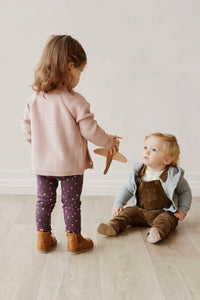 Organic Cotton Legging - Goldie Huckleberry Sparse