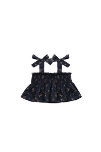 PRE ORDER Organic Cotton Odette Top - Bianca Noir