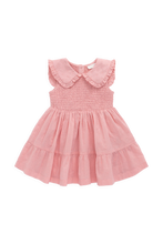 Load image into Gallery viewer, Organic Cotton Claudine Dress - Swiss Pink