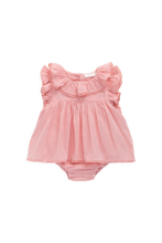 Load image into Gallery viewer, Organic Cotton Frannie Playsuit - Swiss Pink