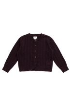Load image into Gallery viewer, Maxine Knitted Cardigan - Blackcurrant