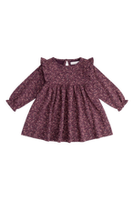 Load image into Gallery viewer, Organic Cotton Frankie Dress - Fig Floral