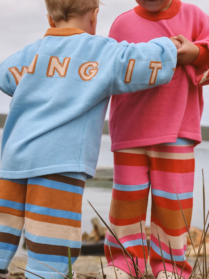 Coastal Stripe Knit Pants
