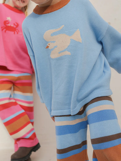 Coastal Stripe Knit Pants