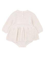 Load image into Gallery viewer, Wild Garden Knitted Overlay Bodysuit Oatmeal Marle