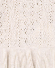 Load image into Gallery viewer, Wild Garden Knitted Overlay Bodysuit Oatmeal Marle