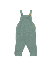 Load image into Gallery viewer, Charlie Organic Knitted Overalls - Fern Marle