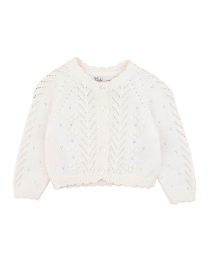 Organic Cloud Pointelle Cardigan