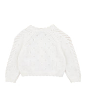 Load image into Gallery viewer, Organic Cloud Pointelle Cardigan