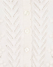 Load image into Gallery viewer, Organic Cloud Pointelle Cardigan