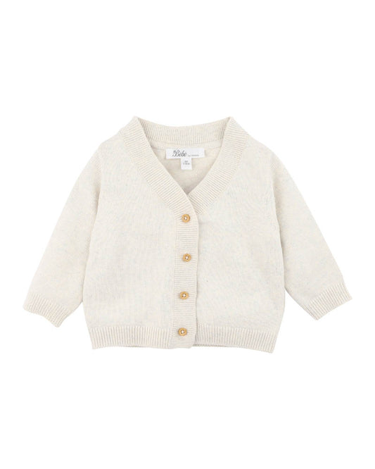 Brady Organic Cotton Marl Cardigan