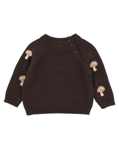 Toby Mushroom Knitted Jumper