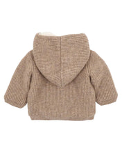 Load image into Gallery viewer, Biscuit Knitted Hooded Jacket