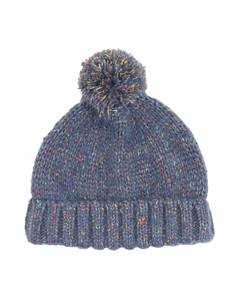 Isaac Beanie Blue Speckle