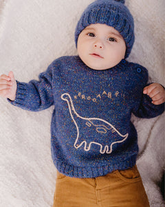 Isaac Dinosaur Knitted Jumper