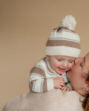 Load image into Gallery viewer, Alvin Stripe Organic Knitted Beanie