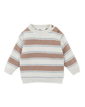 Load image into Gallery viewer, Alvin Stripe Organic Knitted Jumper