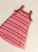 Load image into Gallery viewer, Stripe Knit Dress | Fushia, Plum &amp; Caramel