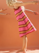 Load image into Gallery viewer, Stripe Knit Dress | Fushia, Plum &amp; Caramel