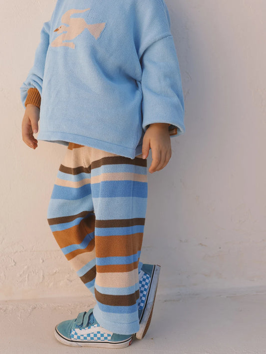 Coastal Stripe Knit Pants