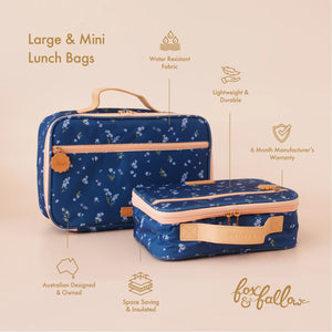Forget-Me-Not Large Lunch Bag